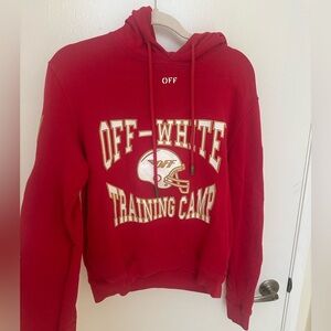 Off-White Vibrant Red Hoodie